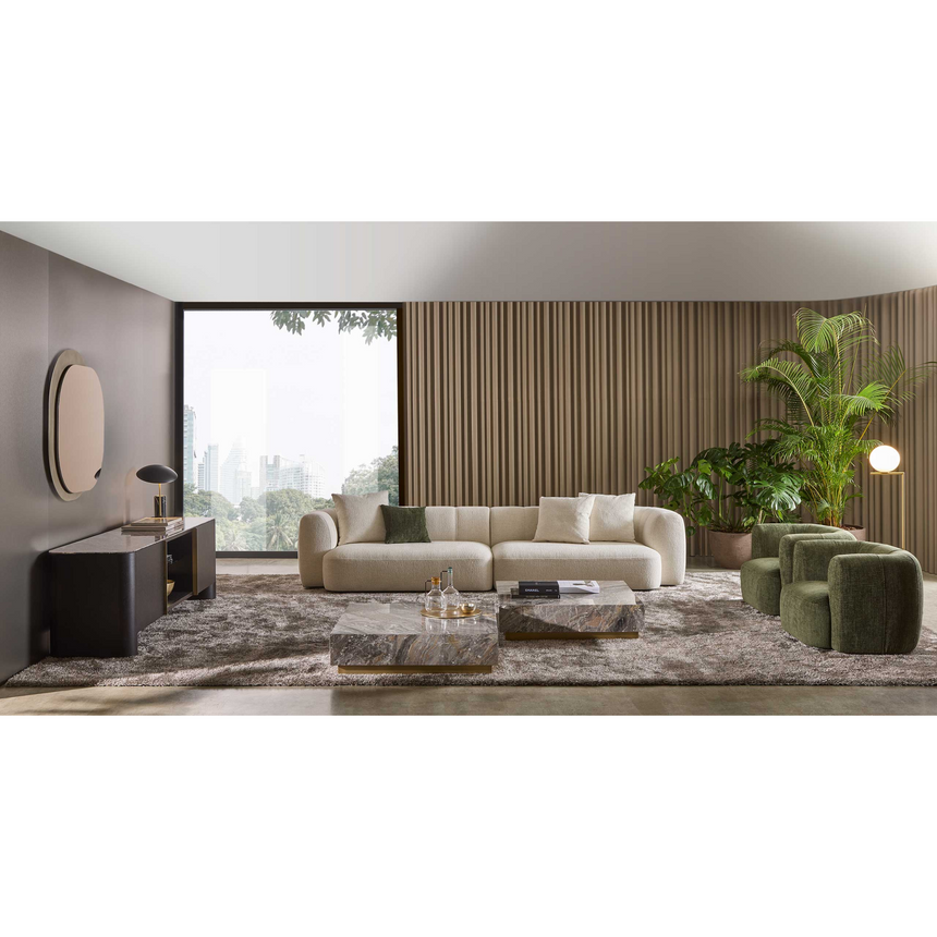 Channeled Back Side Sofa | Marelli Milo | Italianfurniture.com