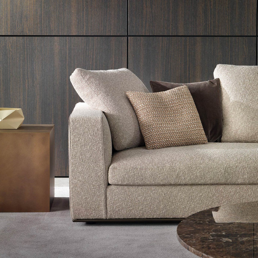 Angular Back Single-Armed Sofa | Marelli Matheus | Italianfurniture.com