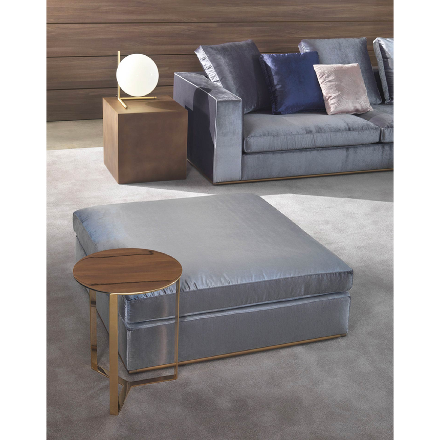 Angular Upholstered Ottoman | Marelli Matheus | Italianfurniture.com