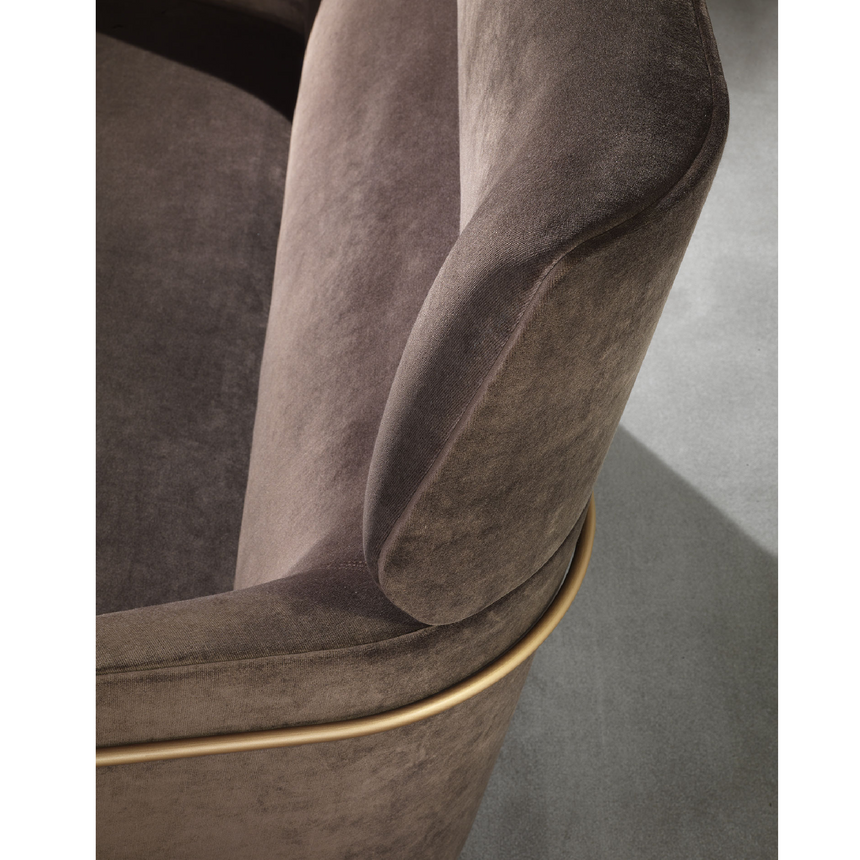 Metal Framed High-Back Armchair | Marelli Nest | Italianfurniture.com