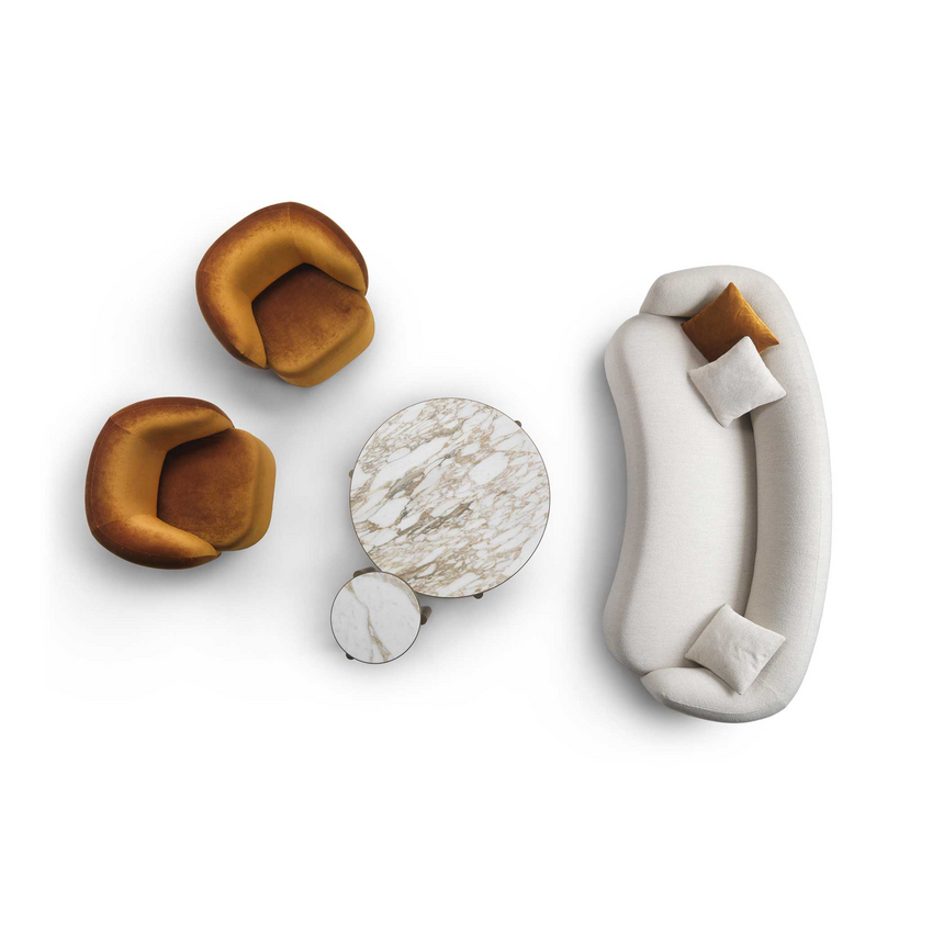 Rounded Back Accent Armchair | Marelli Noah