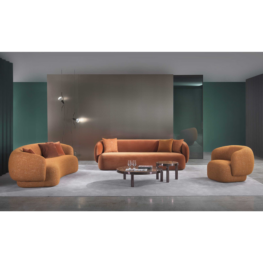 Rounded Back Accent Armchair | Marelli Noah