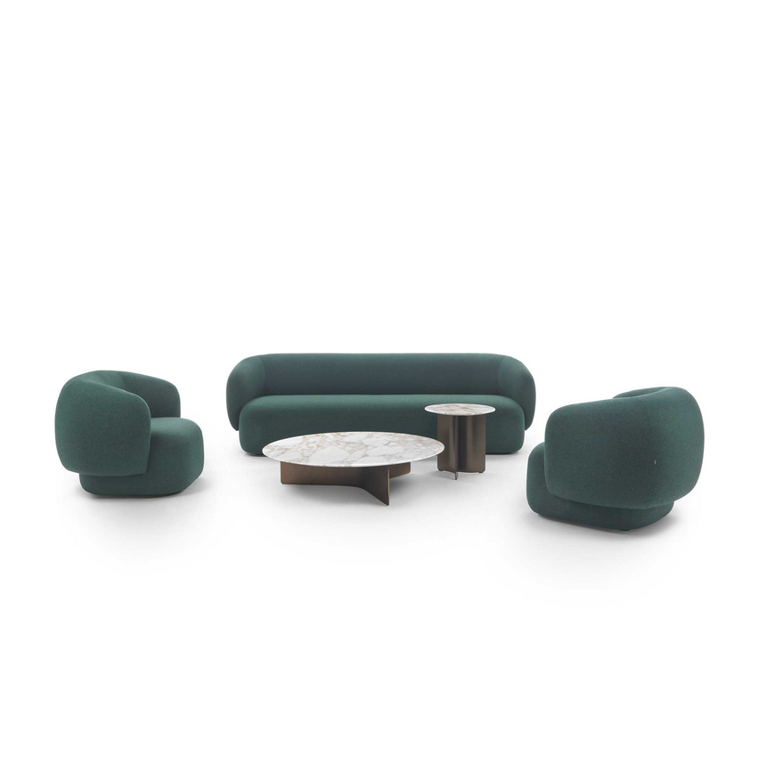 Rounded Back Accent Armchair | Marelli Noah