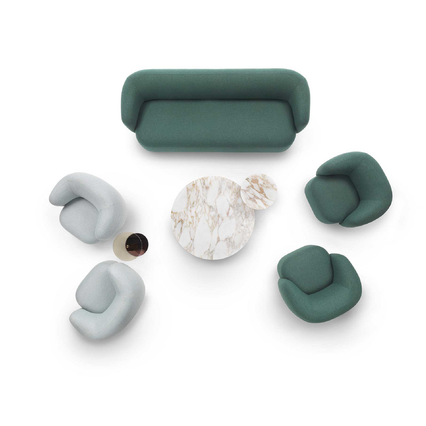 Rounded Back Accent Armchair | Marelli Noah