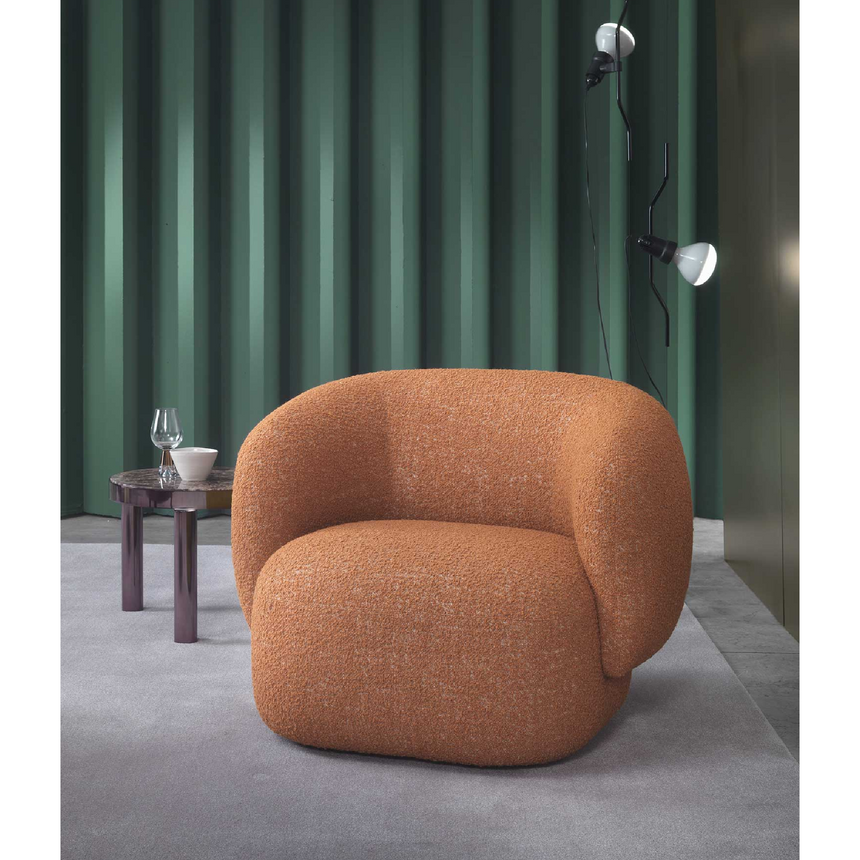 Rounded Back Accent Armchair | Marelli Noah