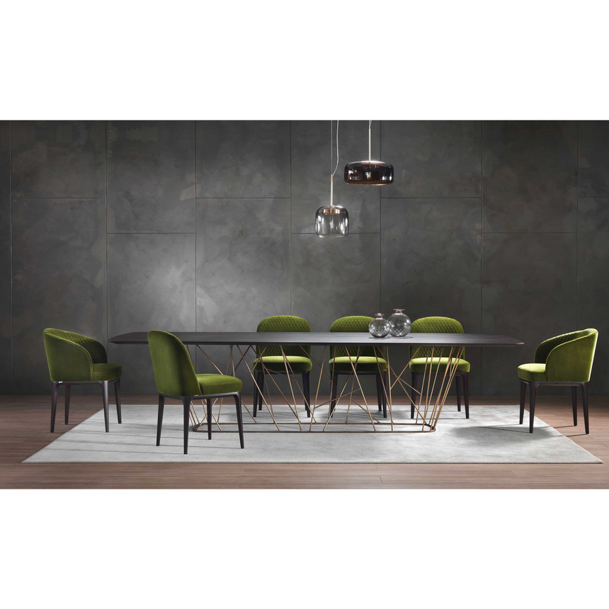 Curved Back Dining Chair | Marelli Paris | Italianfurniture.com