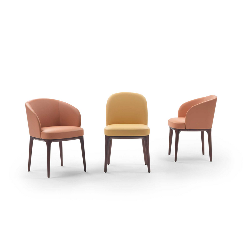 Curved Back Dining Chair | Marelli Paris | Italianfurniture.com