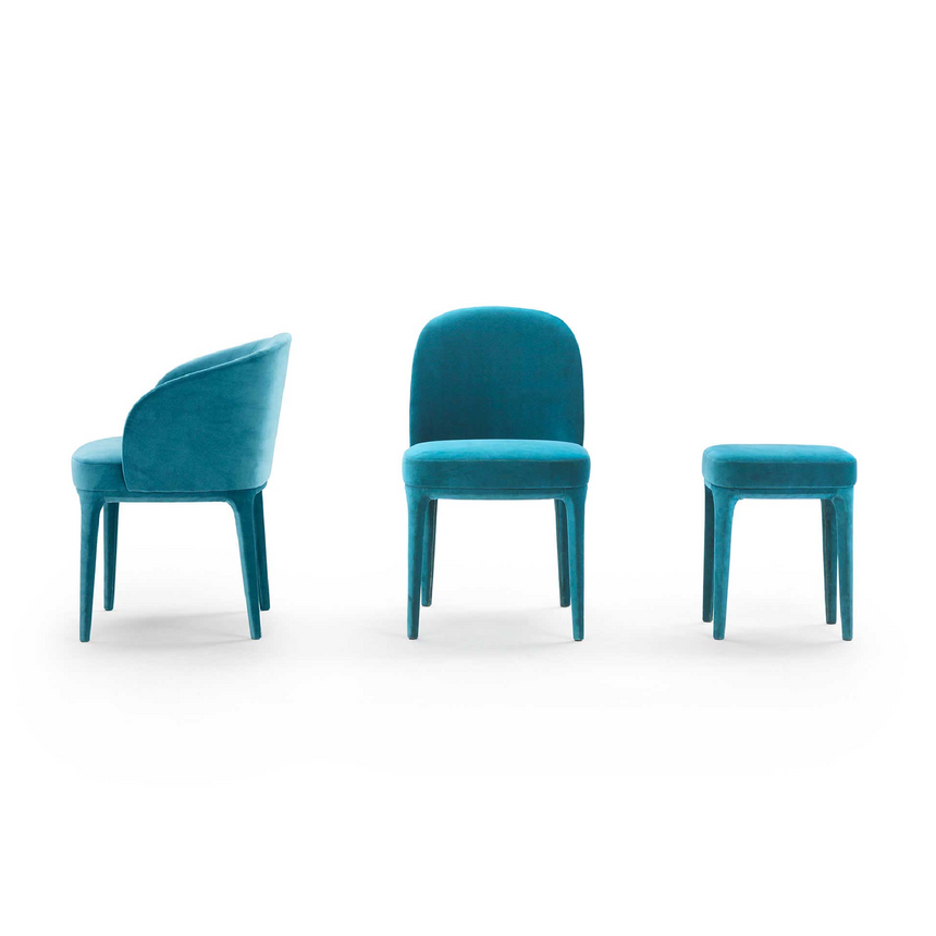 Curved Back Small Chair | Marelli Paris | Italianfurniture.com