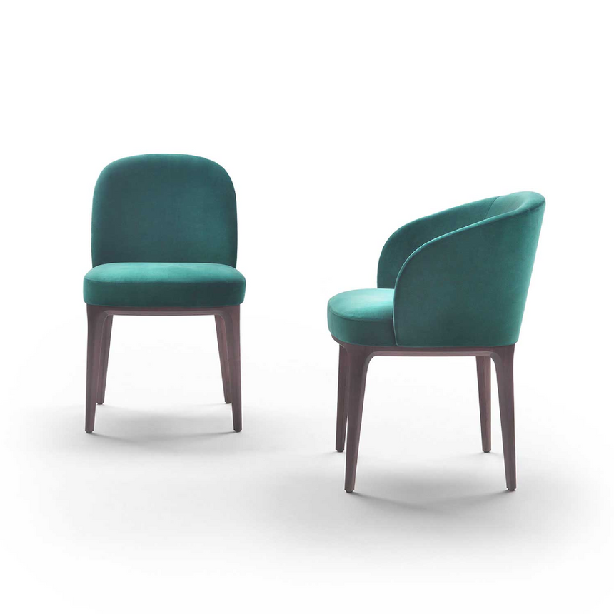 Curved Back Small Chair | Marelli Paris | Italianfurniture.com