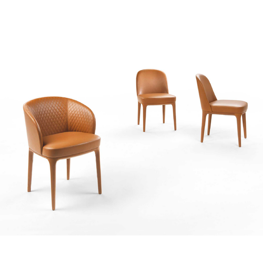 Curved Back Small Chair | Marelli Paris | Italianfurniture.com