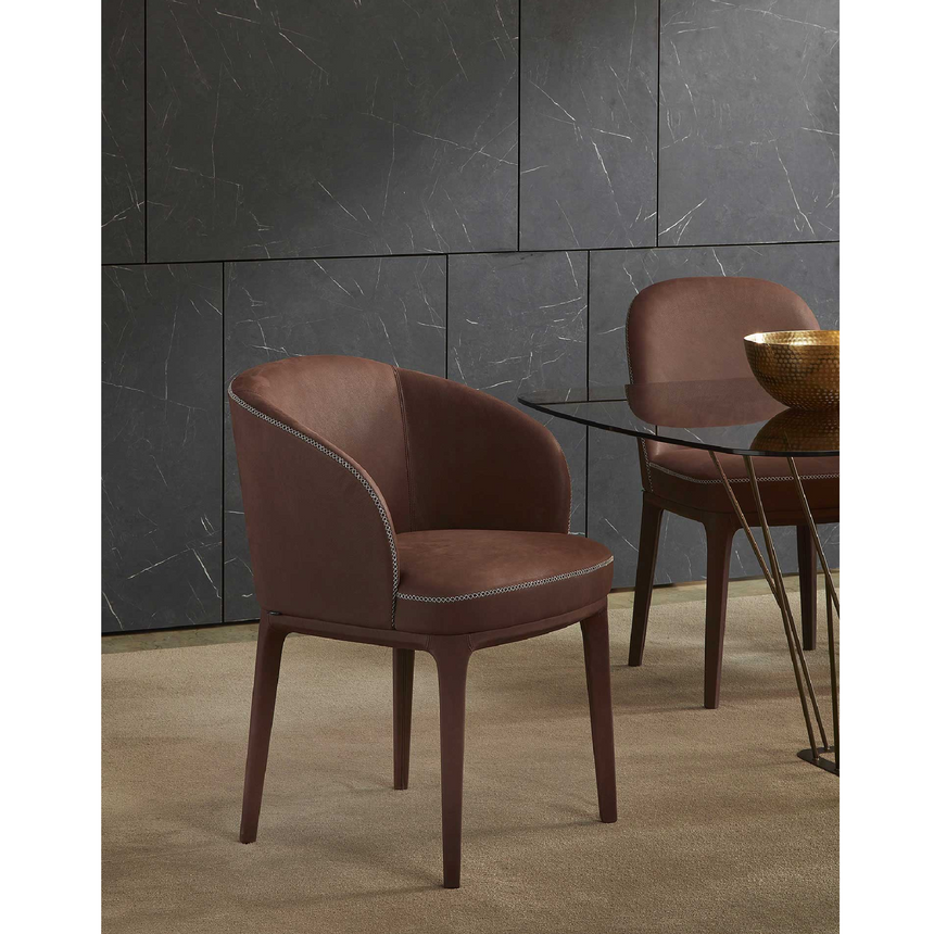 Curved Back Small Chair | Marelli Paris | Italianfurniture.com