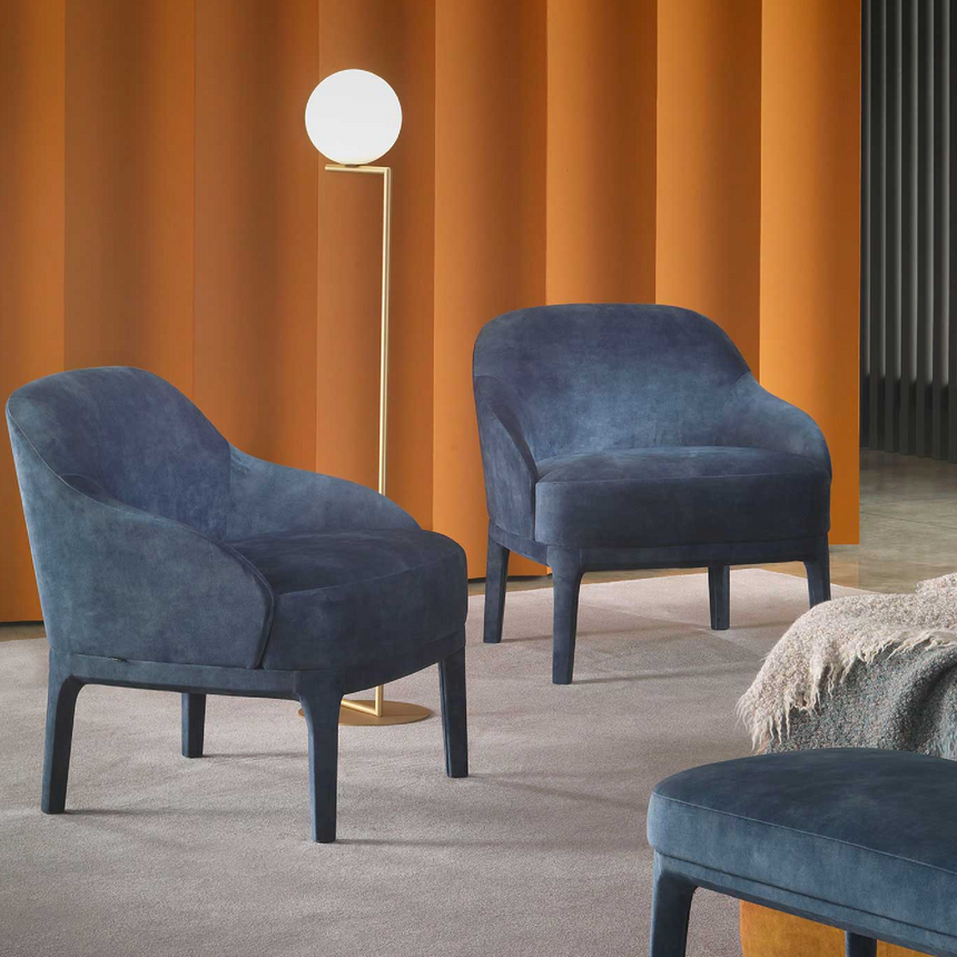 Curved Back Armchair | Marelli Paris | Italianfurniture.com