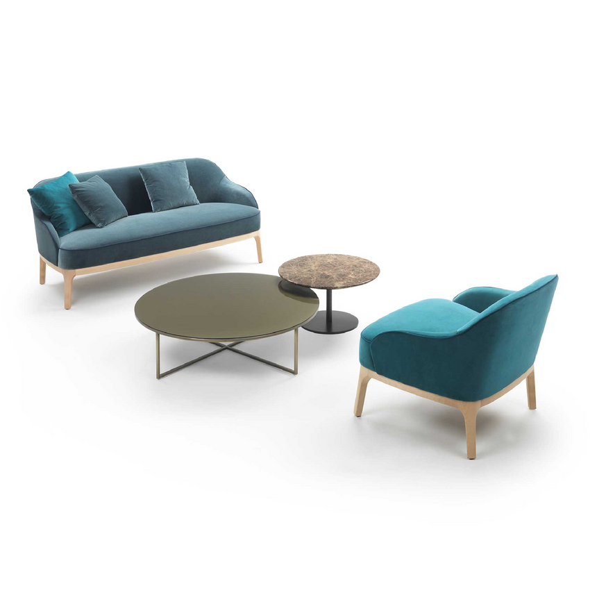 Curved Back Armchair | Marelli Paris | Italianfurniture.com