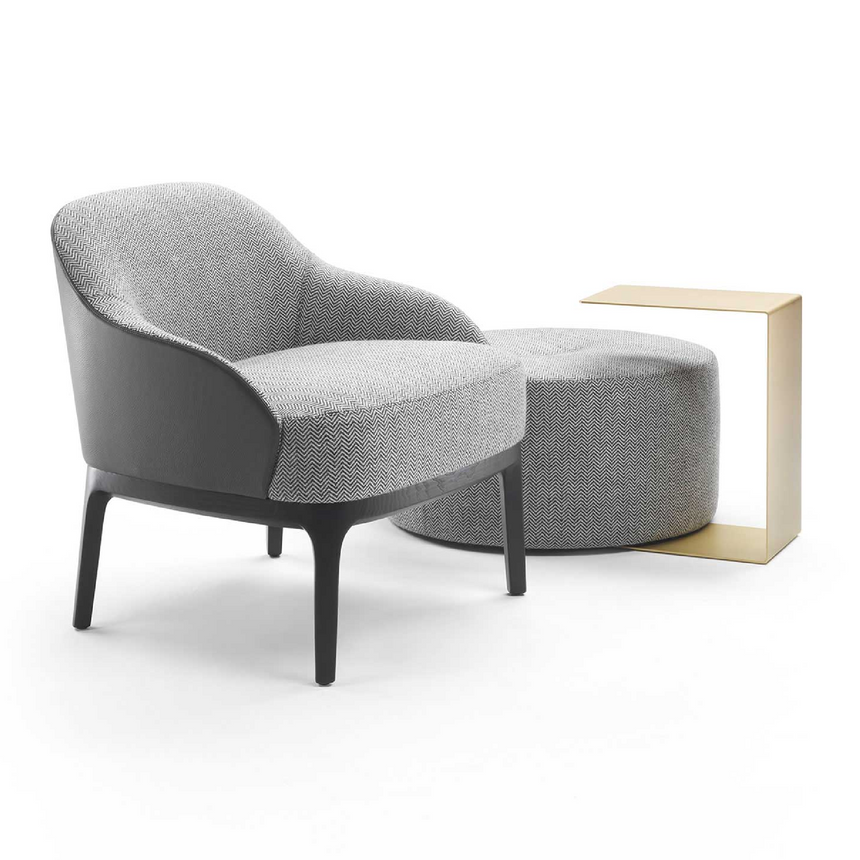 Curved Back Armchair | Marelli Paris | Italianfurniture.com