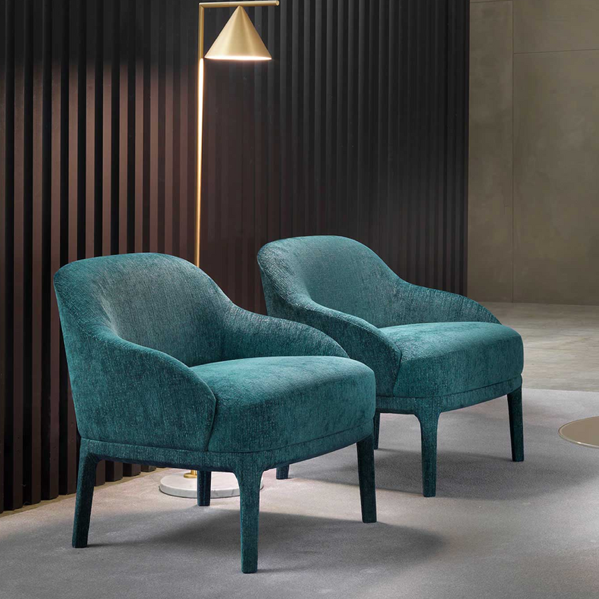 Curved Back Armchair | Marelli Paris | Italianfurniture.com