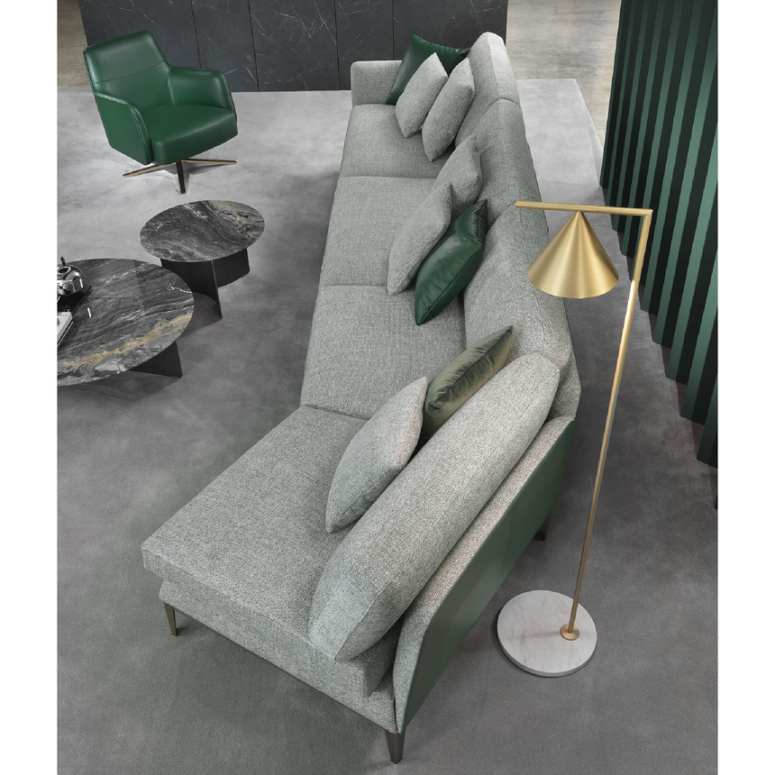 Upholstered Open Corner Element | Marelli Ritz | Italianfurniture.com