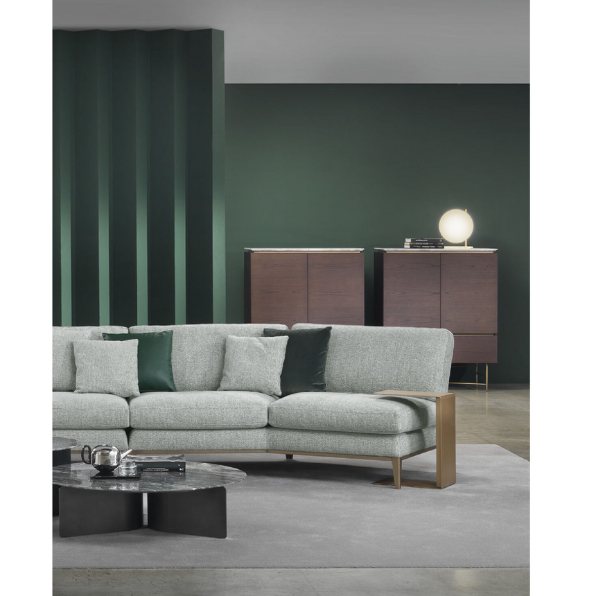 Upholstered Open Corner Element | Marelli Ritz | Italianfurniture.com