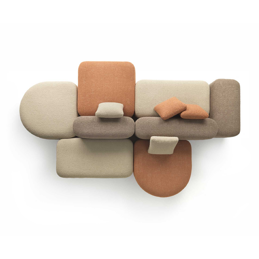 Multi-Shape Modular Seat Element | Marelli Sahara | Italianfurniture.com