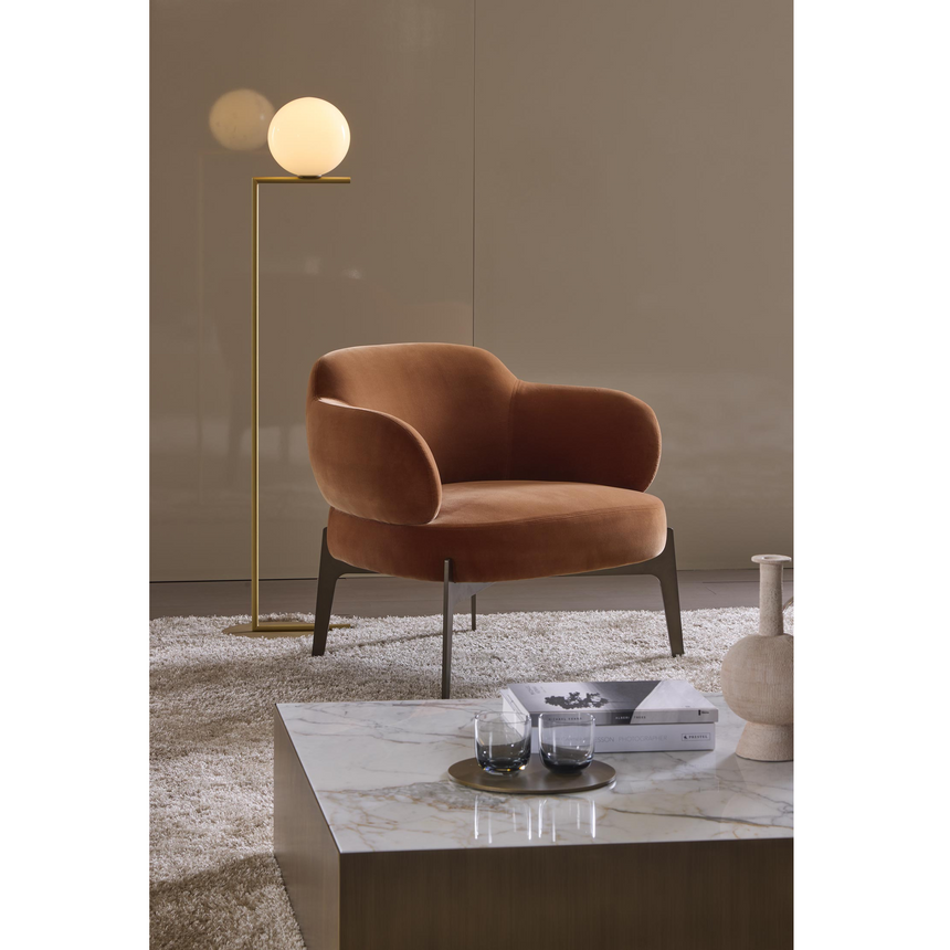 Modern Chunky Lounge Armchair | Marelli Sign | Italianfuniture.com