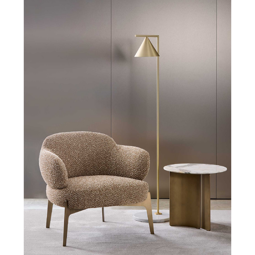Modern Chunky Lounge Armchair | Marelli Sign | Italianfuniture.com
