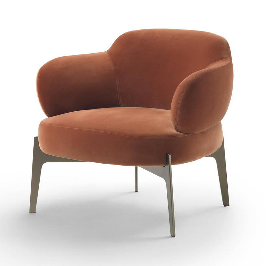 Modern Chunky Lounge Armchair | Marelli Sign | Italianfuniture.com