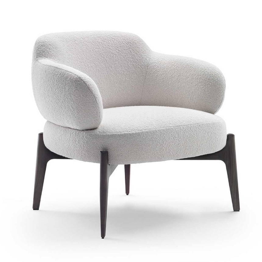 Modern Chunky Lounge Armchair | Marelli Sign | Italianfuniture.com
