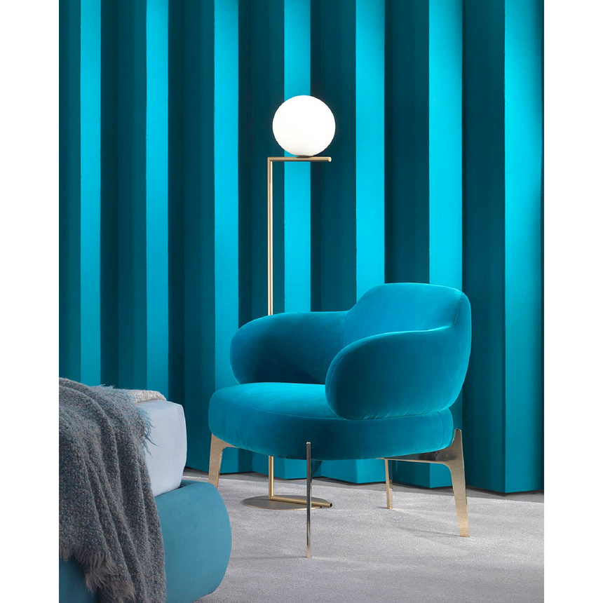 Modern Chunky Lounge Armchair | Marelli Sign | Italianfuniture.com