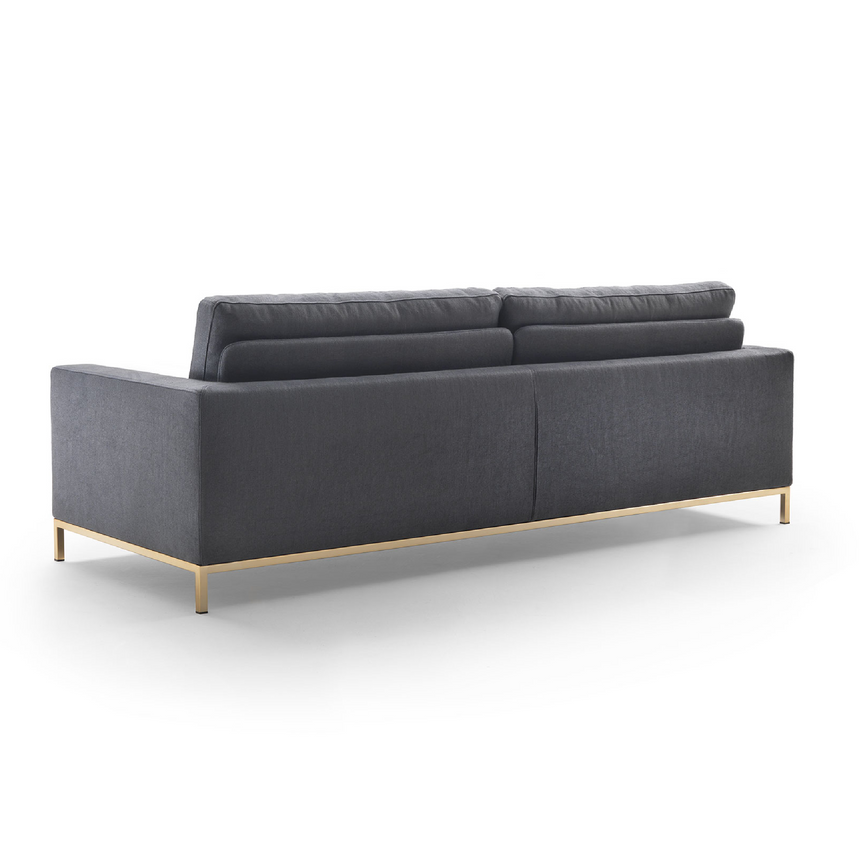 Metal Base Angular Sofa | Marelli Slide | Italianfuniture.com