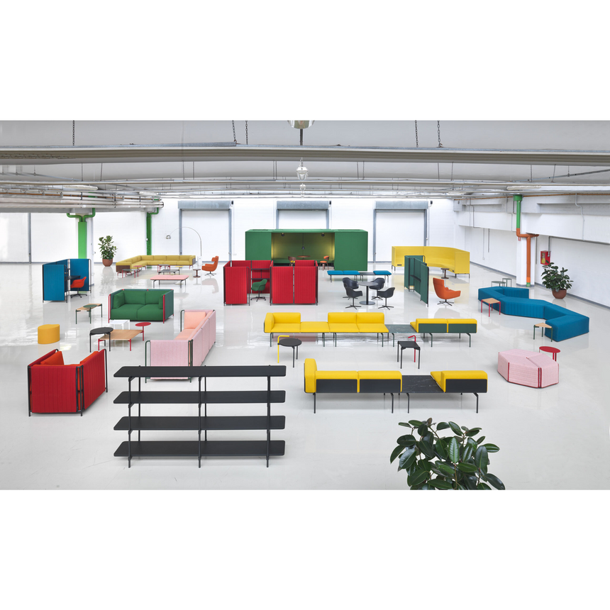 Painted Metal Coffee Table | Marelli Stripes | Italianfuniture.com