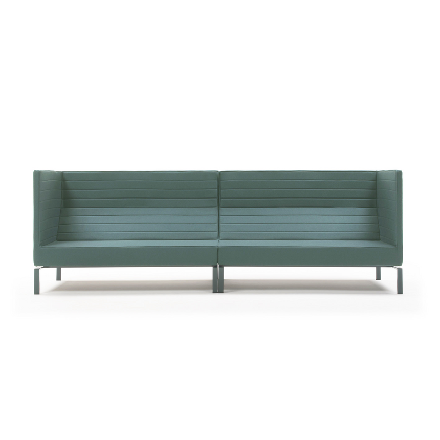 Horizonal Lined Single-Armed Sofa | Marelli Stripes | Italianfuniture.com