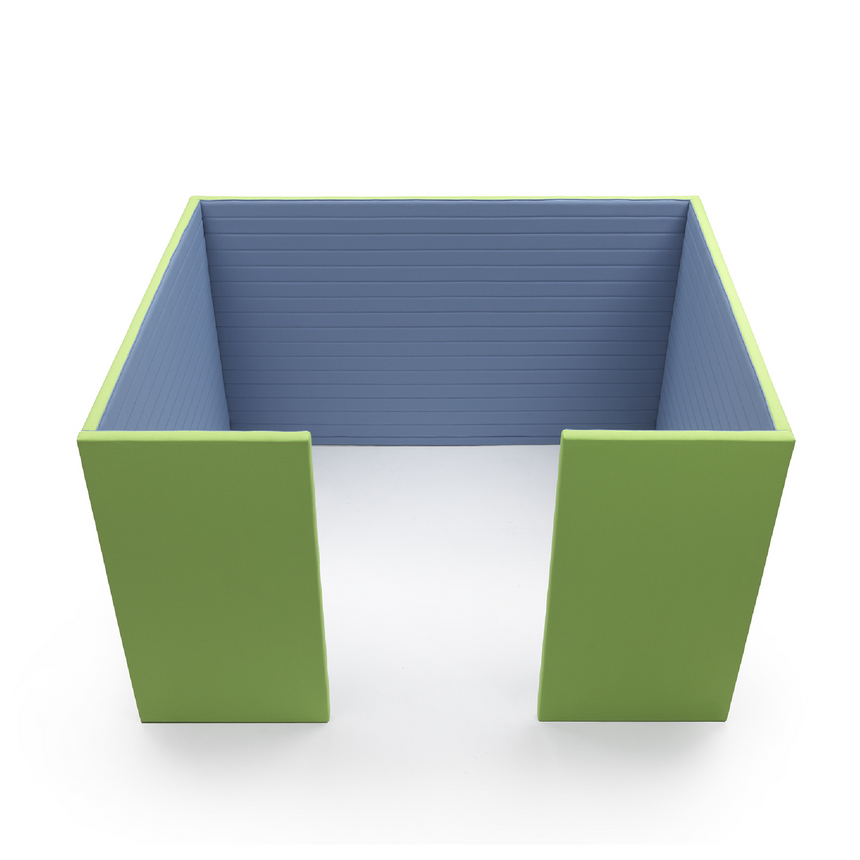 Modern Channeled Work Station | Marelli Stripes | Italianfurniture.com