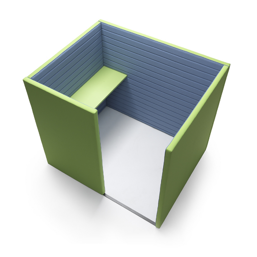 Modern Channeled Work Station | Marelli Stripes | Italianfurniture.com