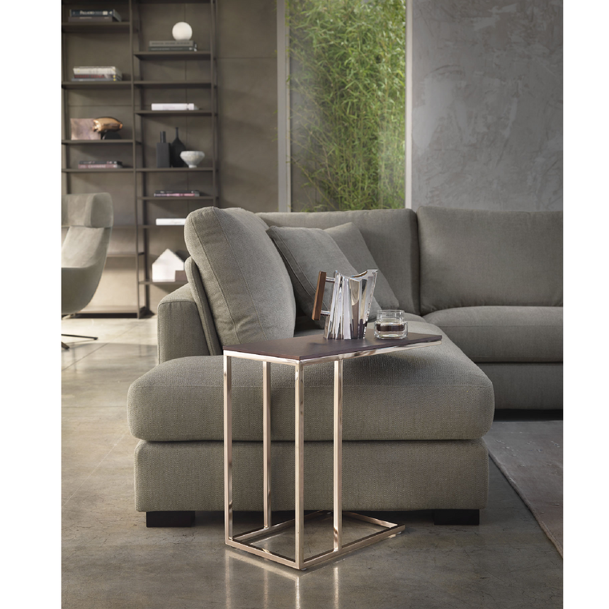 Metal Base Single-Armed Sofa Longchair | Marelli Oliver | italianfurniture.com