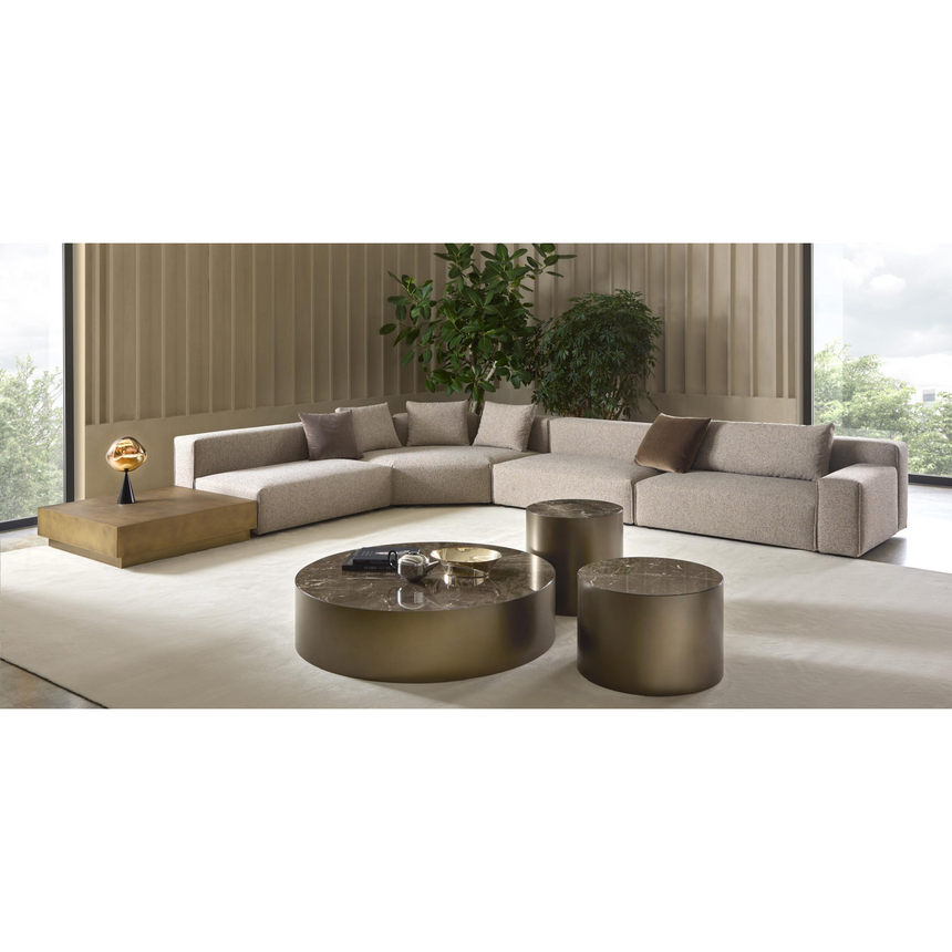 Vertical Seam Central Sofa | Marelli Yann | Italianfurniture.com