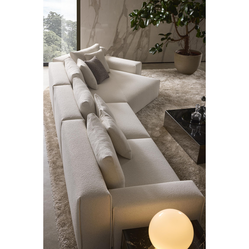 Vertical Seam Corner Sofa | Marelli Yann | Italianfurniture.com