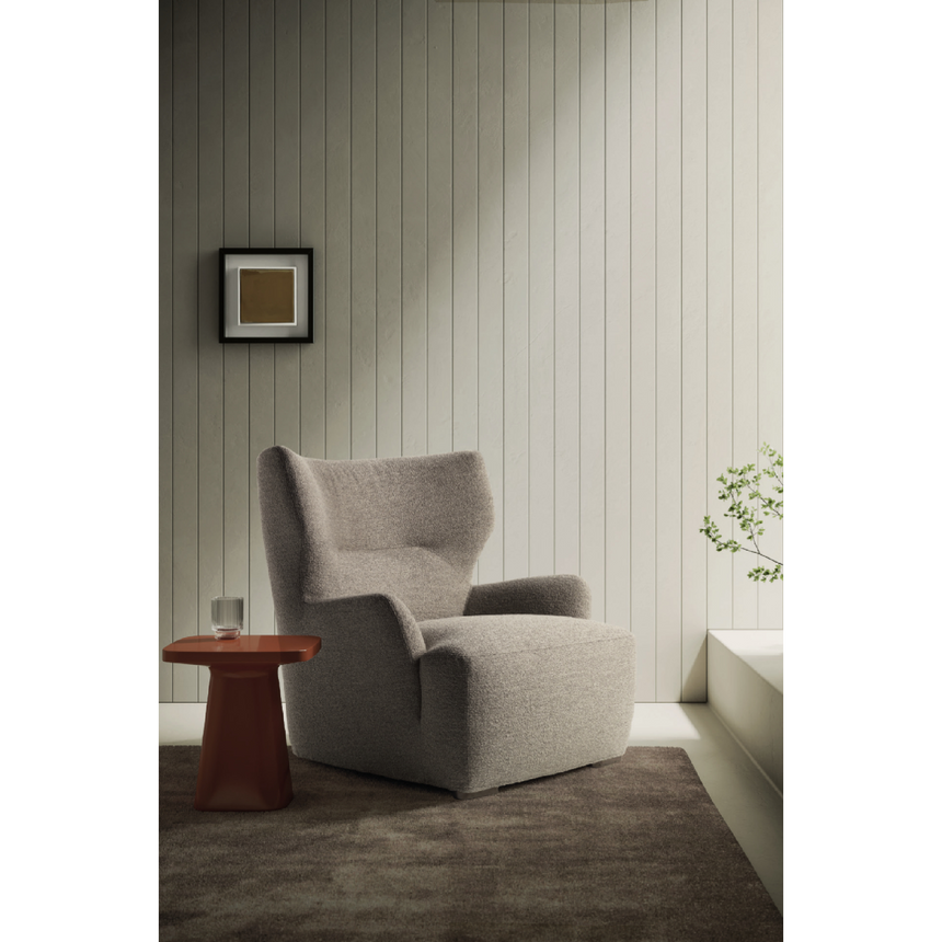 Wingback Upholstered Lounge Chair | Marac Alba | Italianfurniture.com