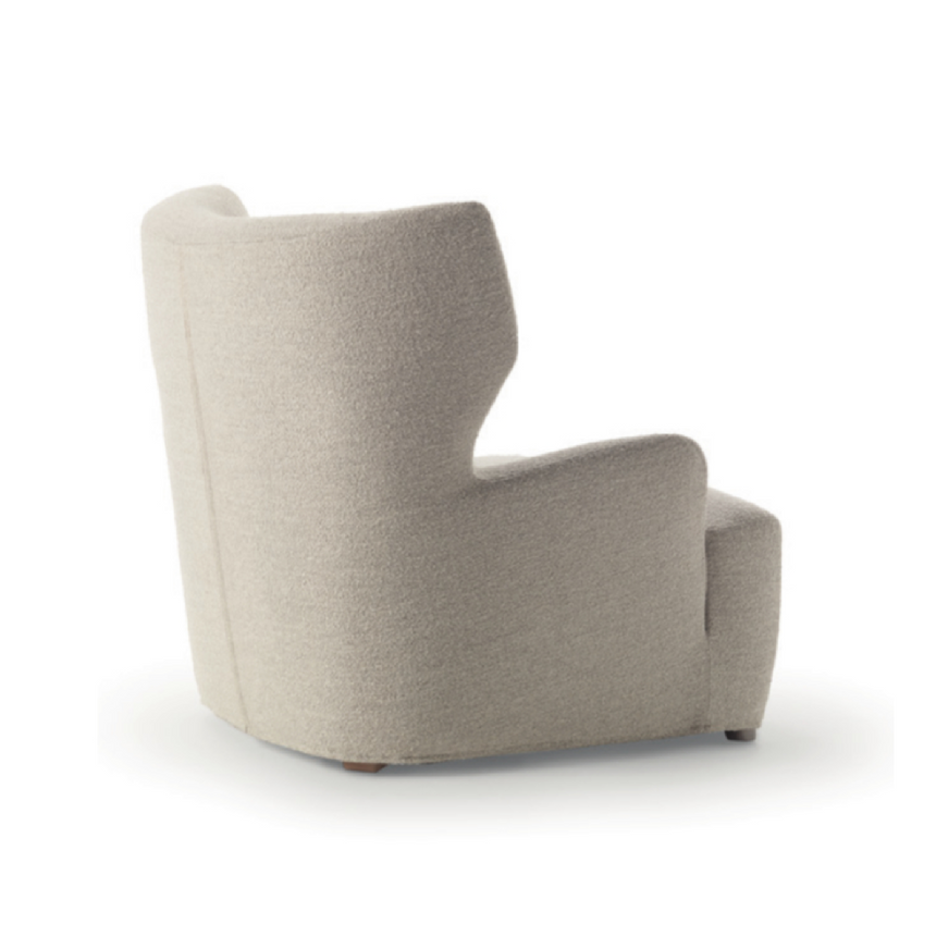 Wingback Upholstered Lounge Chair | Marac Alba | Italianfurniture.com