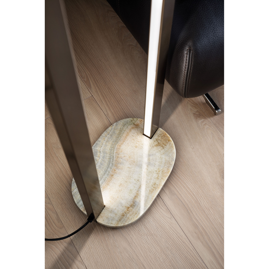 Gold Wire Mesh Floor Lamp | Masiero Ebe | Italianfurniture.com