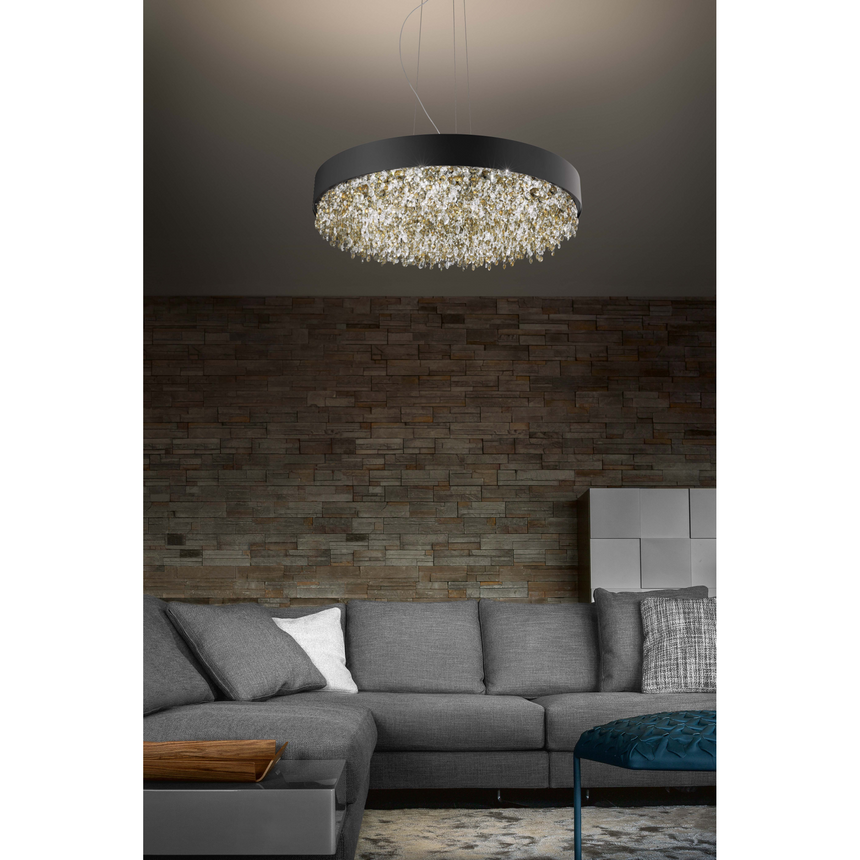 Pendant Embellished Chandelier S | Masiero Olà | Italianfurniture.com