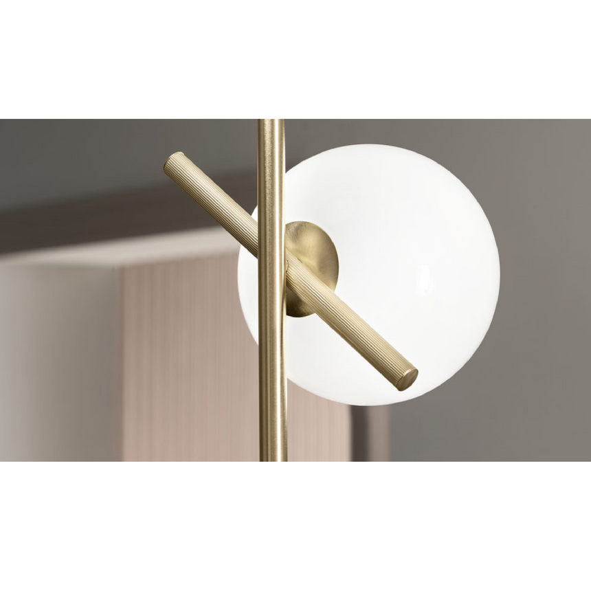 3-Glass Orbs Table Lamp | Masiero Posy | Italianfurniturecom