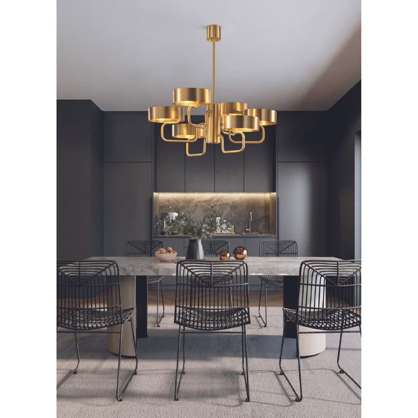 Metal Rings Modern Chandelier | Masiero Sound