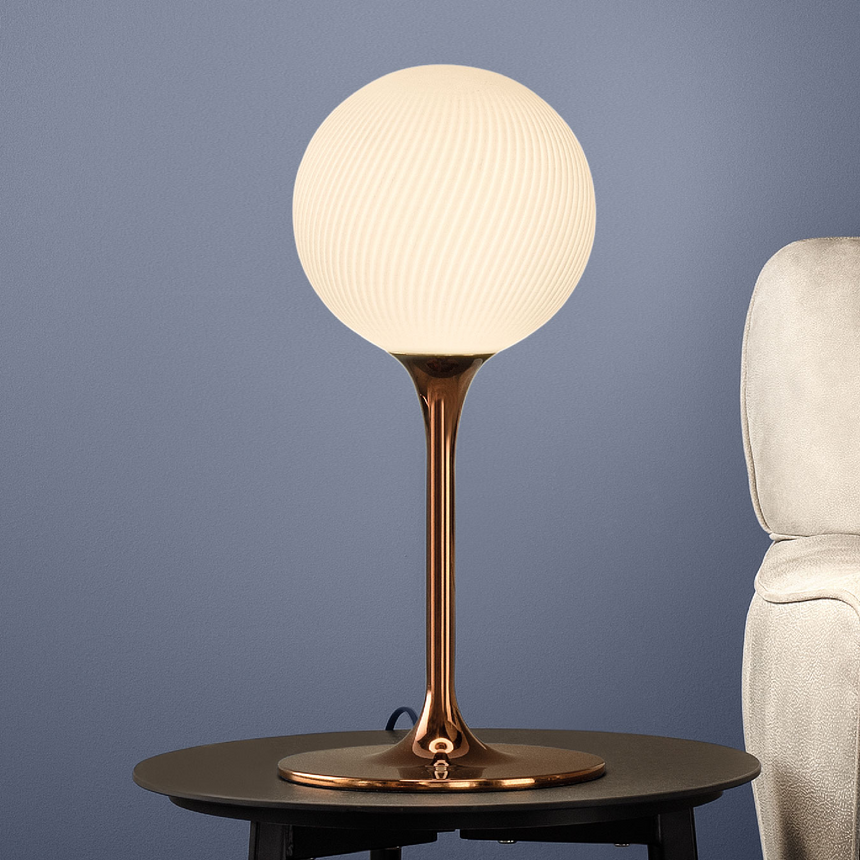 Glass Sphere Table Lamp | Masiero Tee | Italianfurniture.com