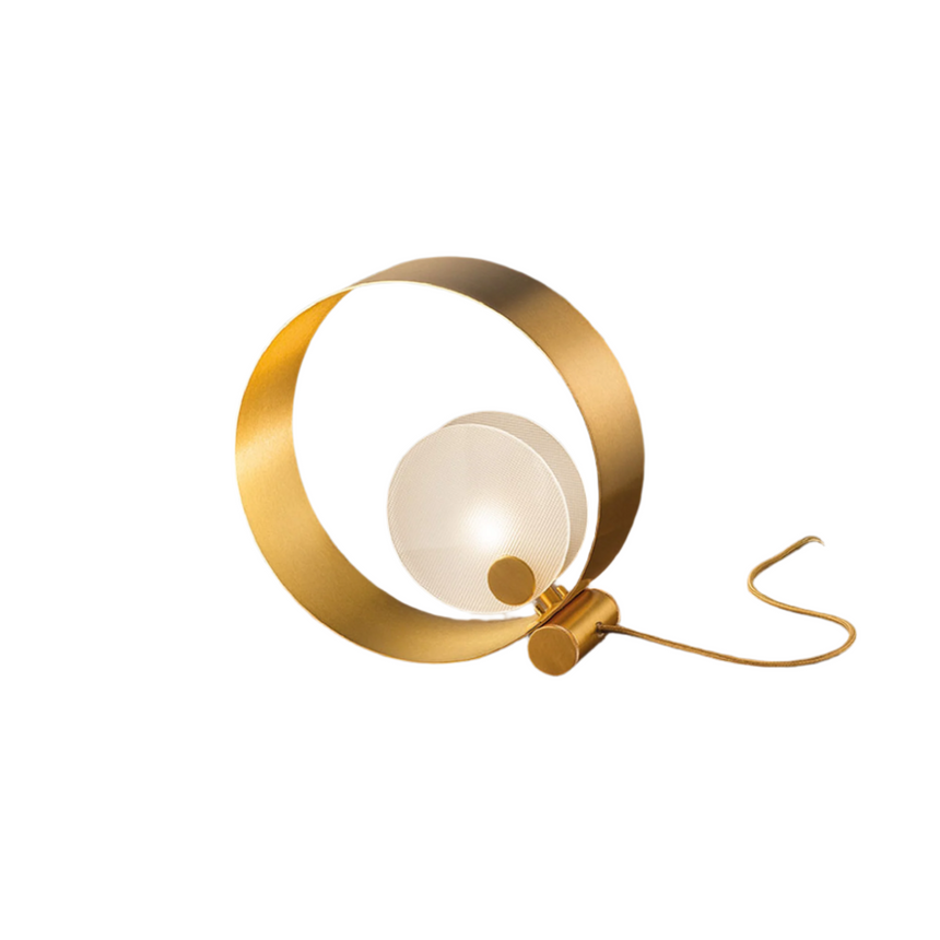 Metal Ring Modern Table Lamp | Masiero Sound