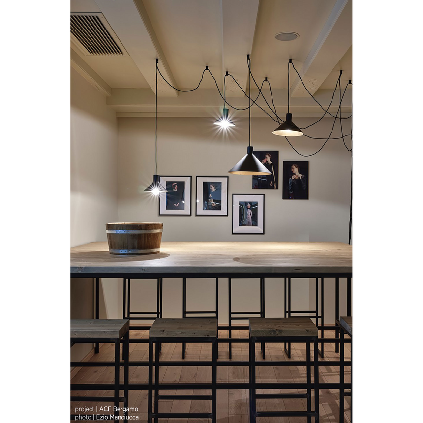 Conical-Shades Floor Lamp | Mogg Cerberina | Italianfurniture.com