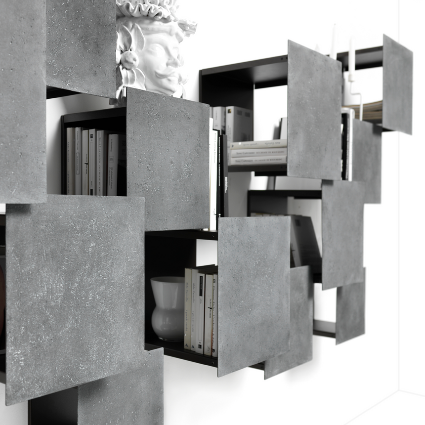 Modular Metal Wall Shelf | Mogg DPI | Italianfurniture.com