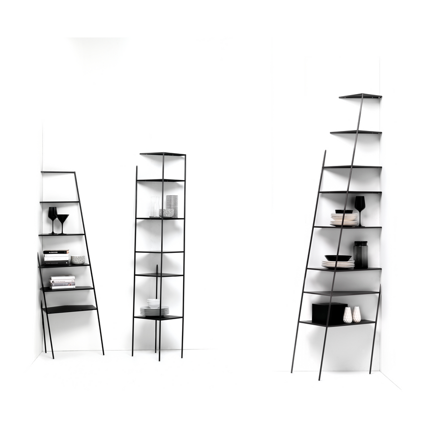 Black Ladder Book Shelf | Mogg Mama | Italianfurniture.com