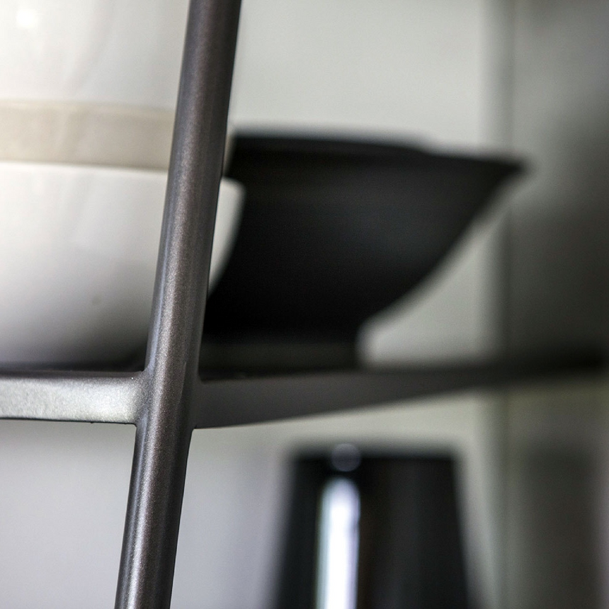 Black Ladder Book Shelf | Mogg Mama | Italianfurniture.com