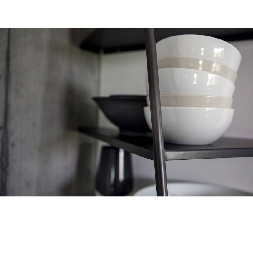 Black Ladder Book Shelf | Mogg Mama | Italianfurniture.com