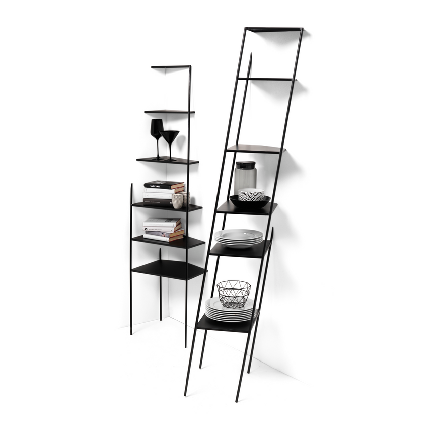 Black Ladder Book Shelf | Mogg Mama | Italianfurniture.com