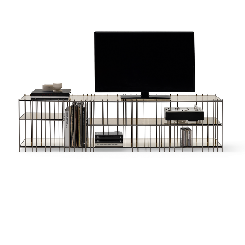 Metal Rods TV Unit | Mogg Metrica | Italianfurniture.com